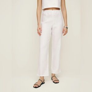 Reformation Remi Cropped Linen Pant
